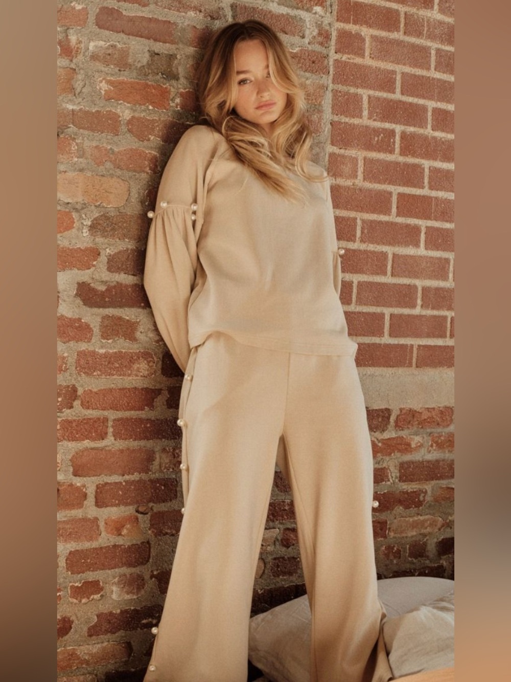 pearl sweat suit